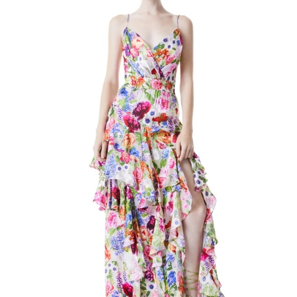 NEVER WORN ALICE AND OLIVIA MAXI DRESS